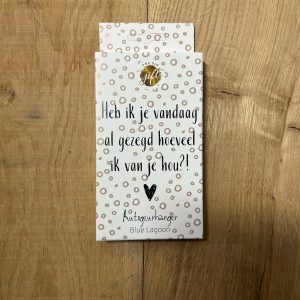 Autogeurhanger ''hoeveel ik van je hou''