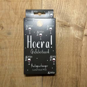 Autogeurhanger ''wijn''
