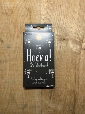 Autogeurhanger ''wijn''