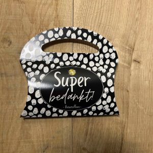 Snoep tasje ''super bedankt''