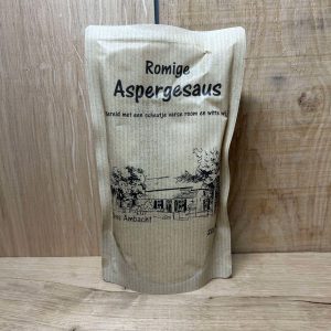 Asperge saus romig met witte wijn  (sta-zak)