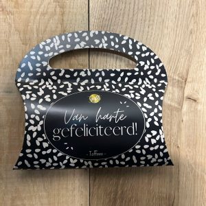 Snoep tasje ''van harte gefeliciteerd''