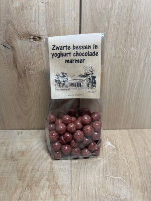 Chocolade zwarte bessen